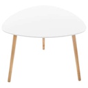 Lot de 3 tables cafe mileo cigogne blanc 