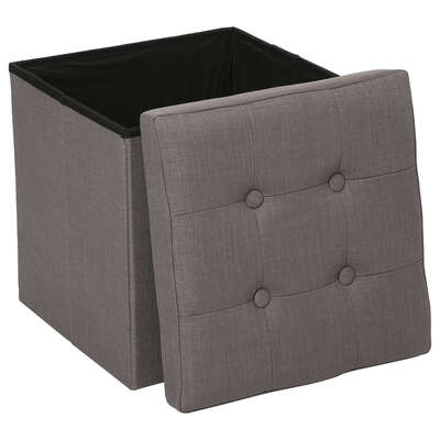 Pouf pliant Gris Lysandre