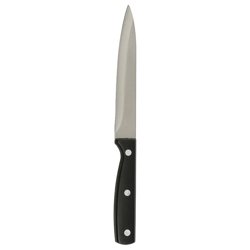 Couteau utilitaire Dice en acier 22cm Noir