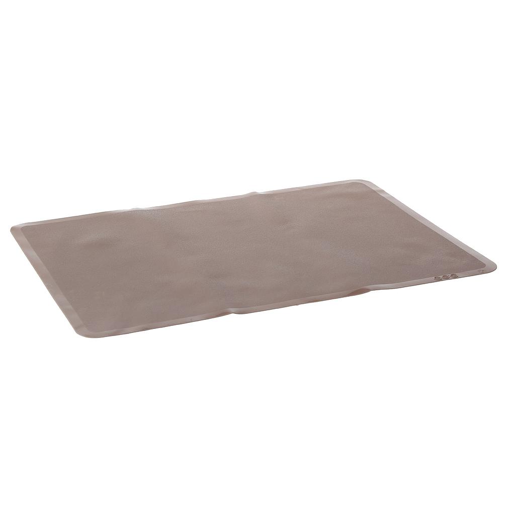 Feuille cuisson silicone gourmand Gris 38x28cm