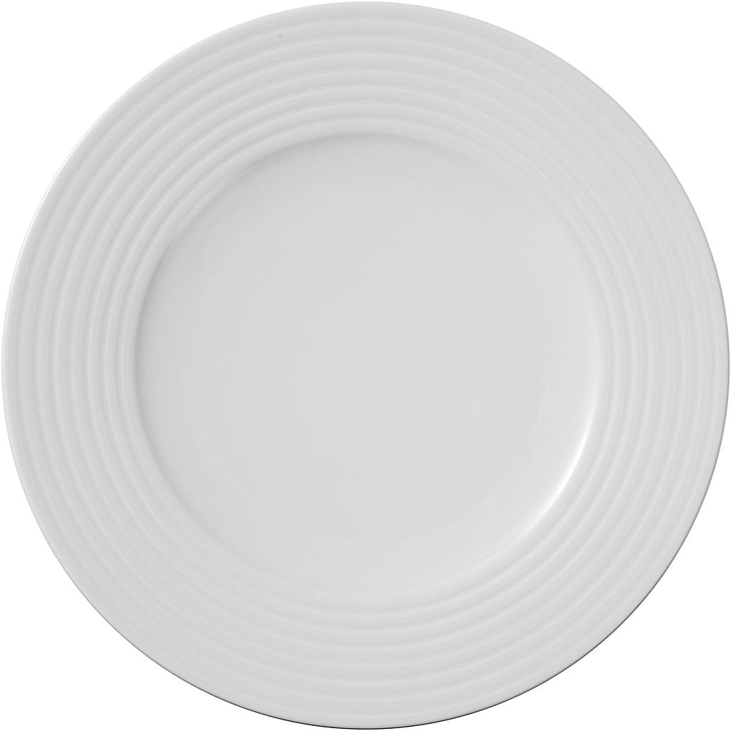 Assiette plate 25cm blanche