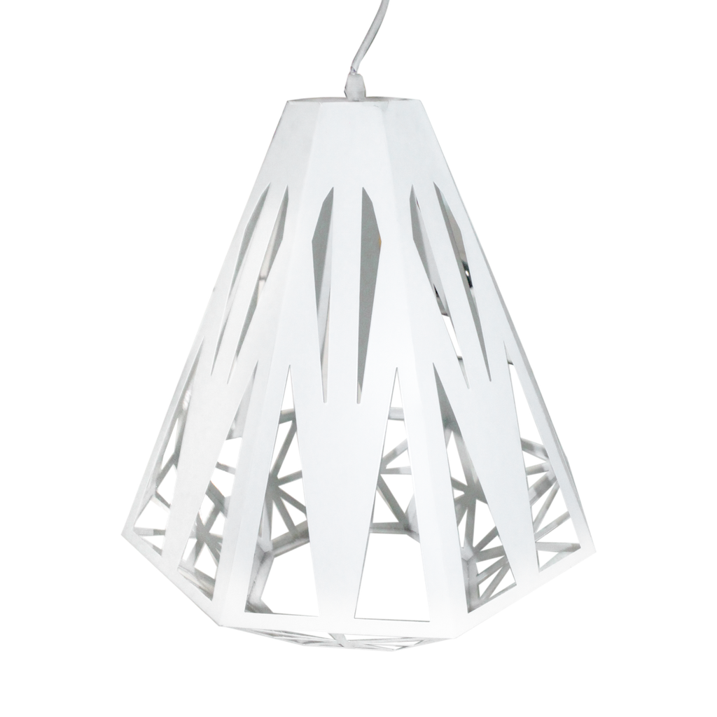 Luminaire cage blanc 2102-410 ZL