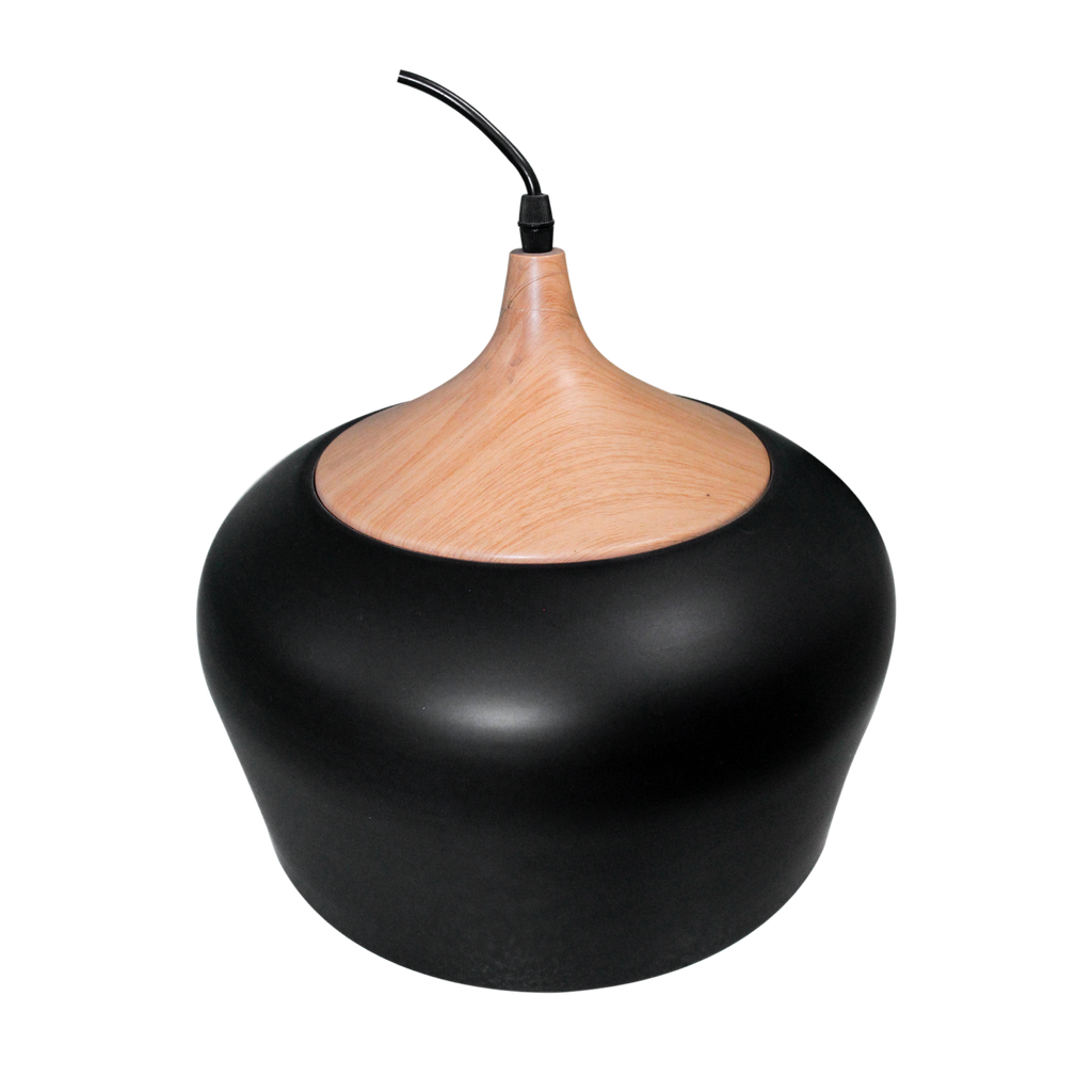 Luminaire cone arrondi noir orange 8173-30 ZL