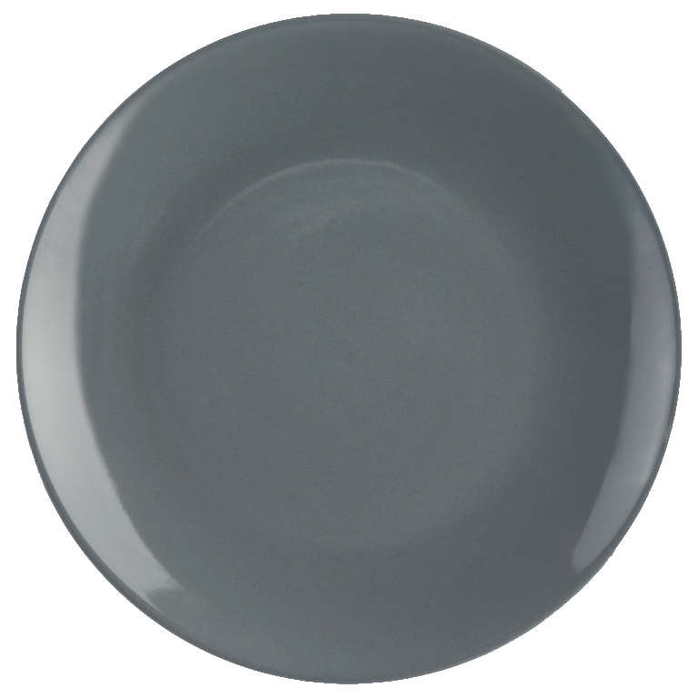 Assiette plate gris 26cm SECRET DE GOURMET