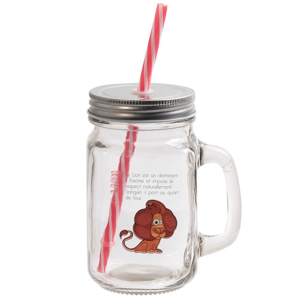 Mason jar lion 45cl m6 a1/m6