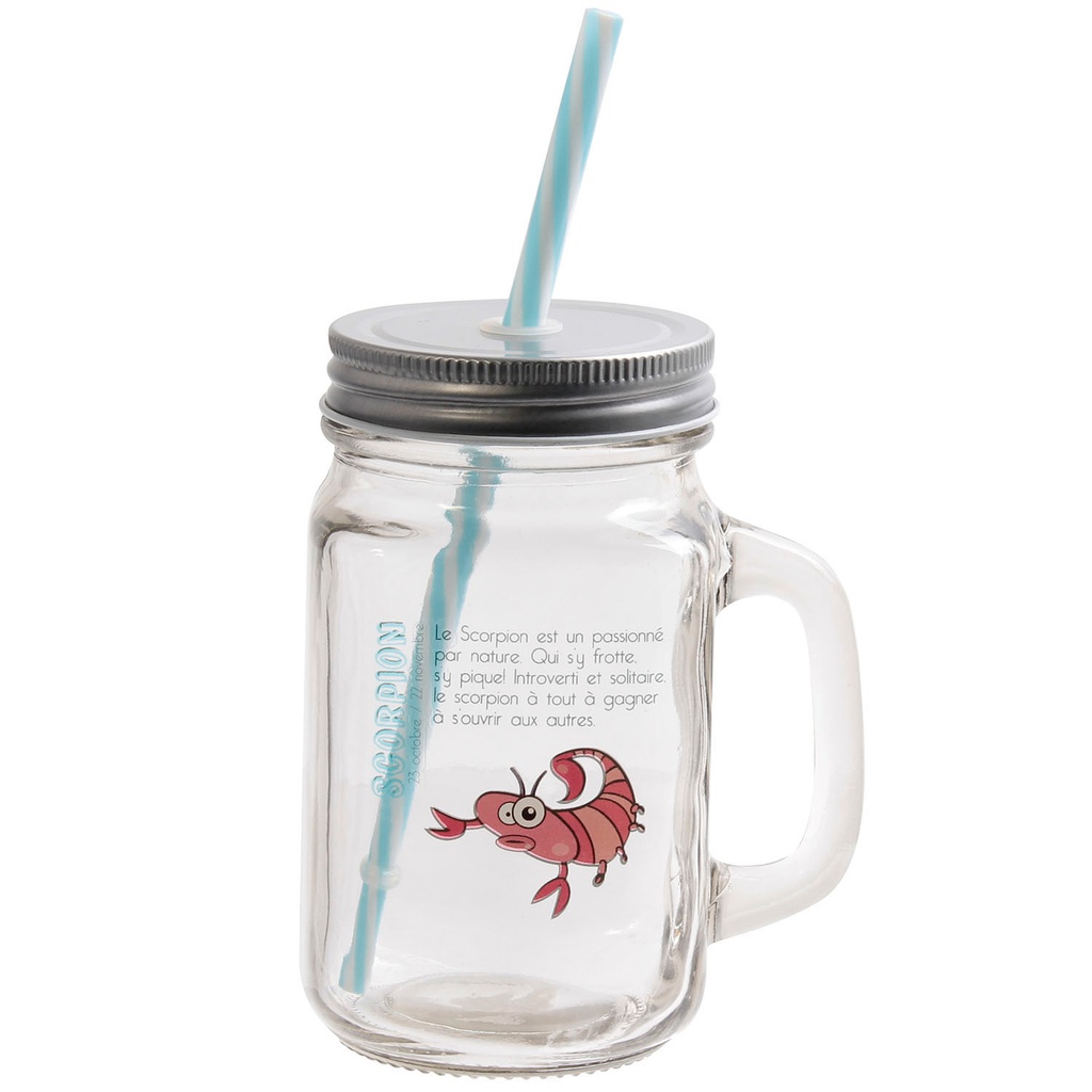 Mason jar scorpion 45cl m6 a1/m6