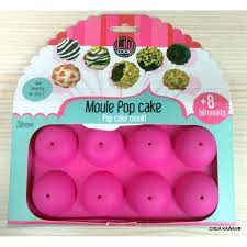 Moule a pop cake x8 silicone lily cook m12 a4/m12