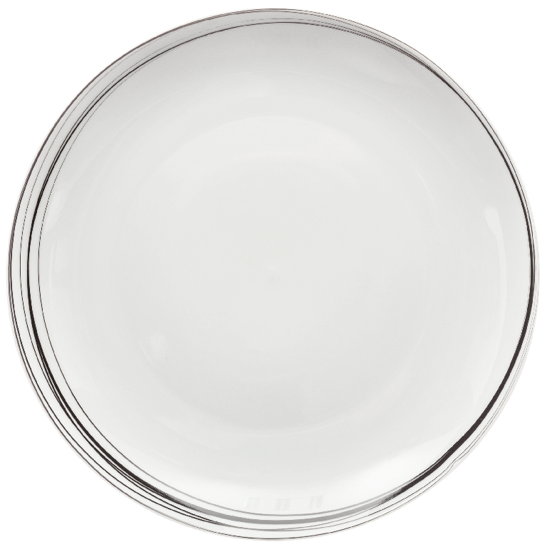 Assiette plate soft grey 27cm SECRET DE GOURMET
