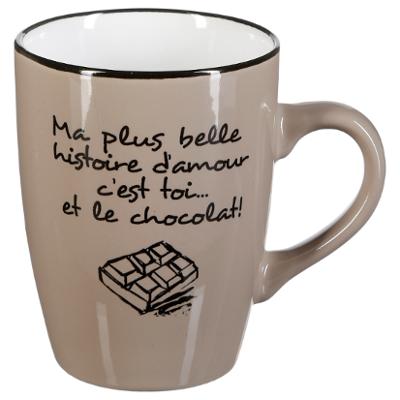 Mug rond chocolat 33cl SECRET DE GOURMET