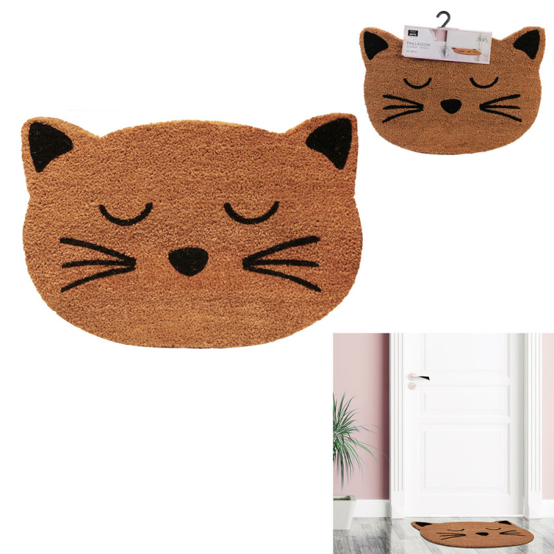 Paillasson tete de chat 40x60cm m10 a1/m10