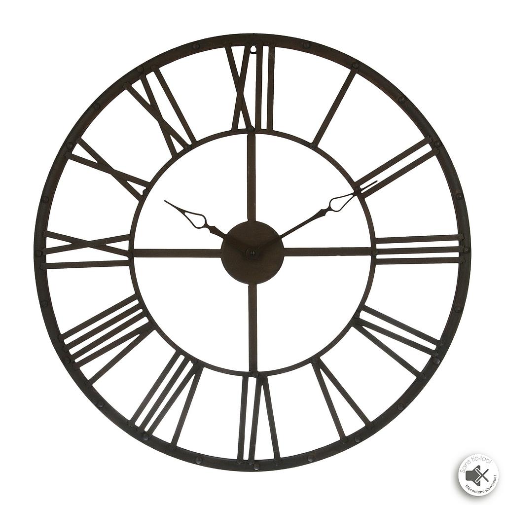 Horloge met Vintage Marron D70cm