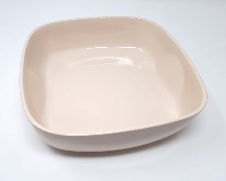 Plat carre MM ceramique beige 24x24cm PYREX