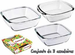 Plat de cuisson set de 3 sempre NADIR