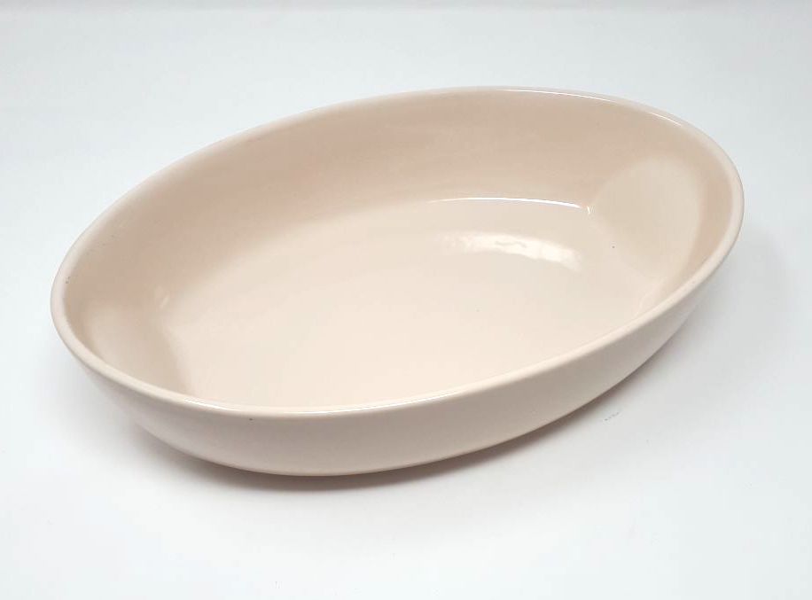 Plat oval MM beige ceramique 30x19cm PYREX