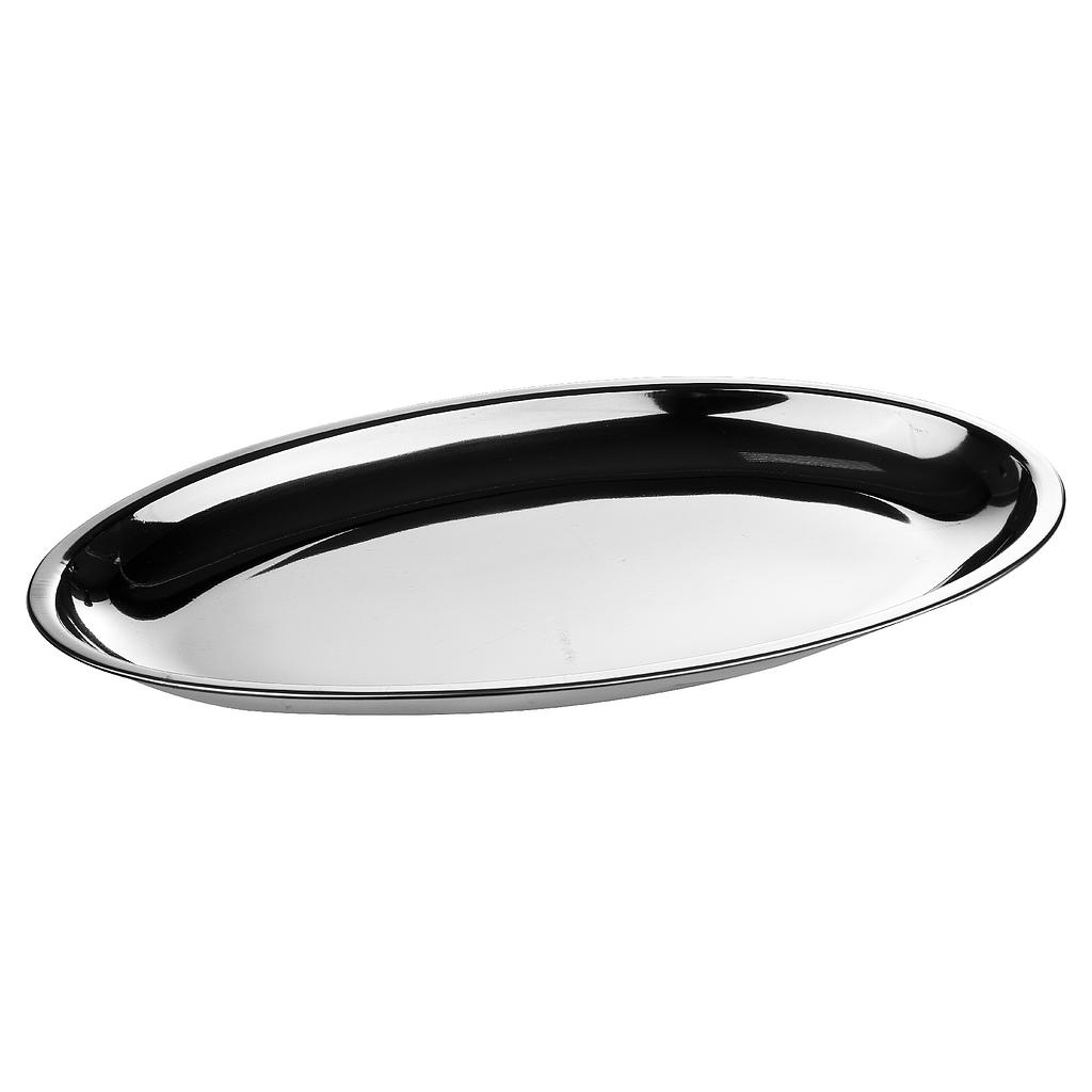 Plat pres oval inox 41cm