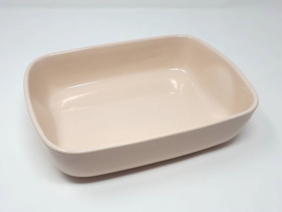 Plat rectangle GM ceramique beige 35x25cm PYREX