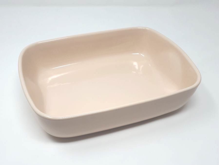 Plat rectangle MM ceramique beige PYREX