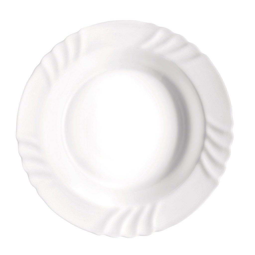 Plat rond creux blanc 32cm EBRO