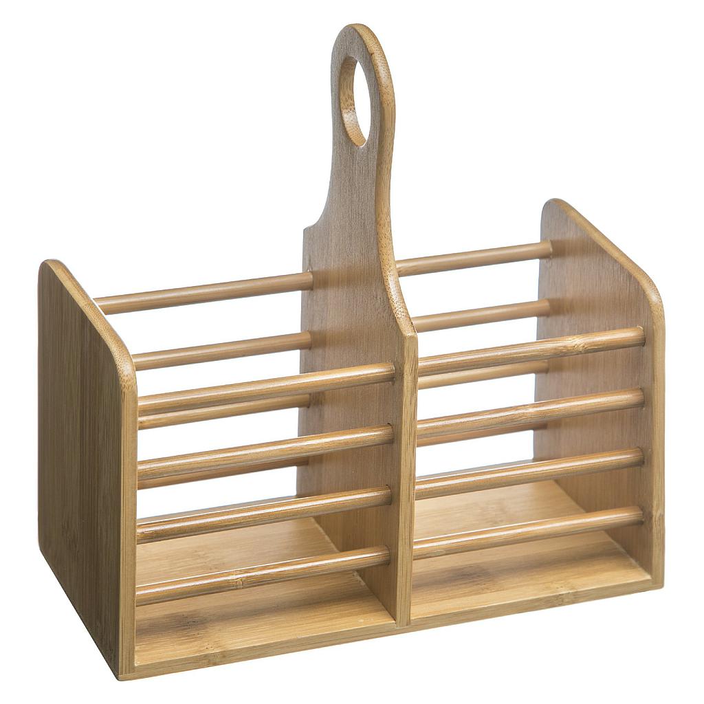 Pot range couvert bambou