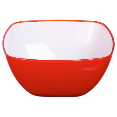 Saladier square rouge 14cm SECRET DE GOURMET