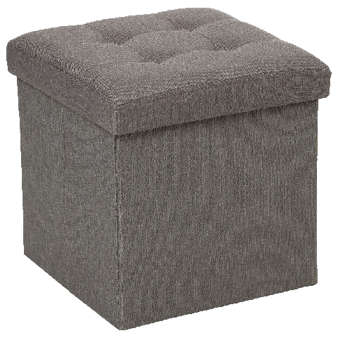 Pouf pliant Gris Lysandre