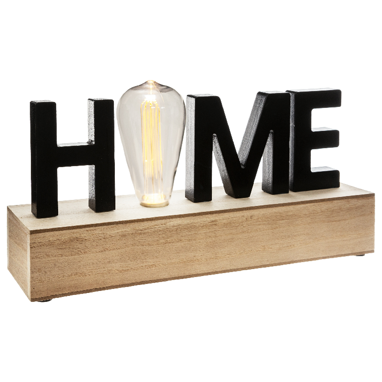 Mot Deco Led Home Noir L34cm