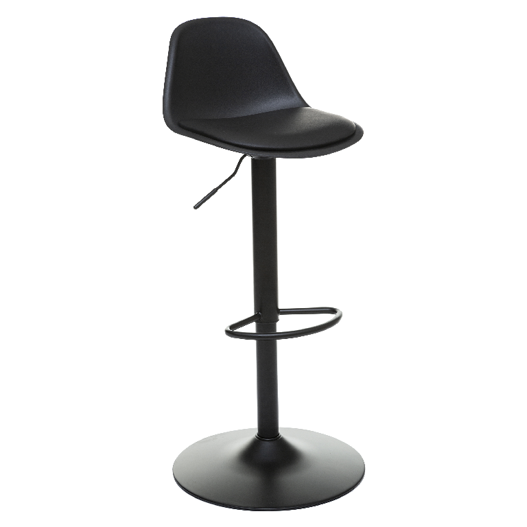 Chaise bar a hauteur ajustable Aiko Noir H103cm