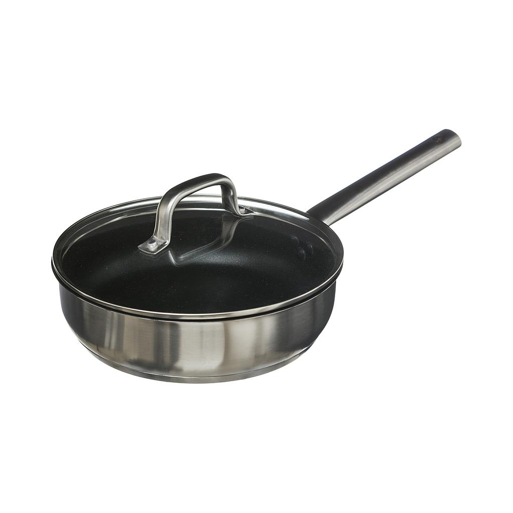 Sauteuse 25,5cm inox