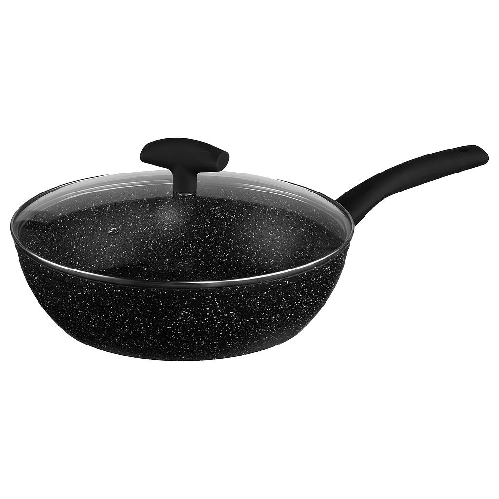 Sauteuse 28cm alu forge Caractere