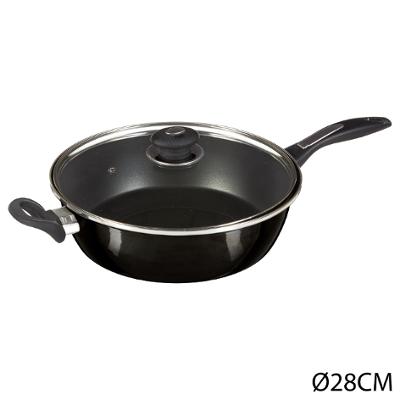 Sauteuse avec couvercle 28 acier SECRET DE GOURMET