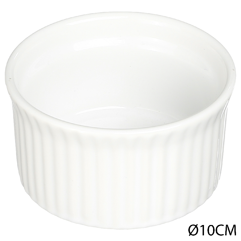 Ramequin 9cm ceramique Blanc