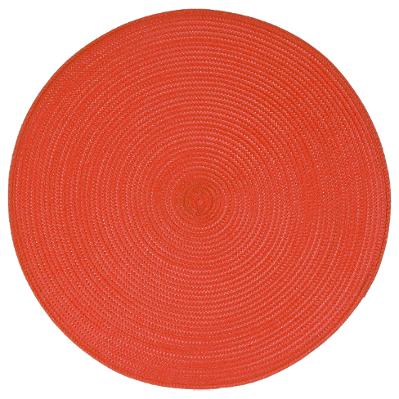 Set de table tresse rond rouge SECRET DE GOURMET