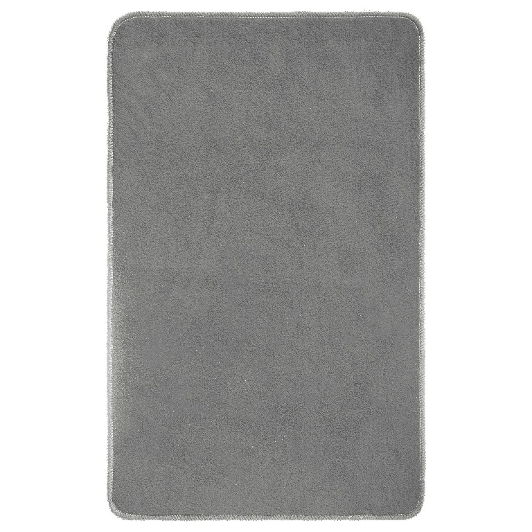 Tapis polyester 50x80 gris