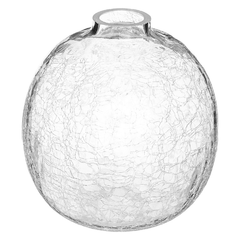 Vase boule craq d16 h18