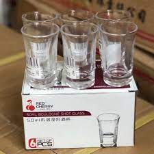 Verre a shot 50ml Austin Red Cherry