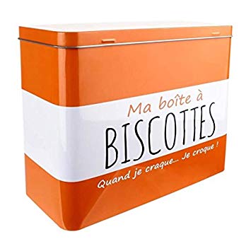 Boite a biscottes rectangulaire metal