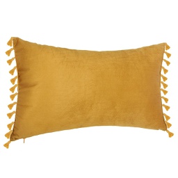 [156133R] Coussin vel spirit ocre 30x50