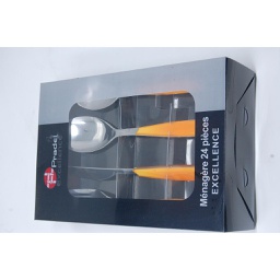 [NT00232] Couvert 24pcs orange PRADEL EXCELLENCE