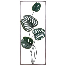 [166947] Deco murale met feuilles 25x61