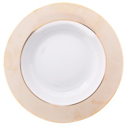[150253A] Assiette plate alma or 27cm SECRET DE GOURMET