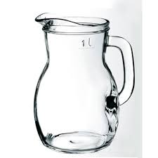 [8004360012101] Jug en verre 1L Bistrot BORMIOLI ROCCO