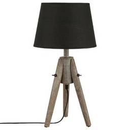 [130804] Lampe en bois abj cone Miry ATMOSPHERA