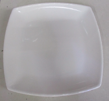 [8310] Assiette plate carre incassable 25x25x2.8cm