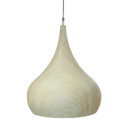 [NT00059] Luminaire cone arrondi couleur bois ref 8150 ZL