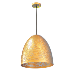 [NT00054] Luminaire cone arrondi or a motifs ref 1042-30 ZL