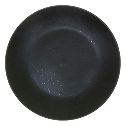 [166256B] Assiette plate cluster noir 27cm