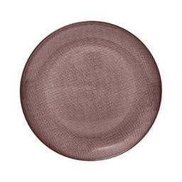 [160607C] Assiette plate hibba rose 25,5cm SECRET DE GOURMET