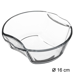 [146660] Mini plat rond verre 16