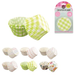 [KB5425] Moule a muffins papier x48 9cm m72 a6/m72