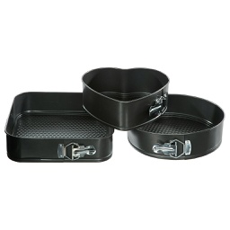 [135276] Lot de 3 moules demontables assorti